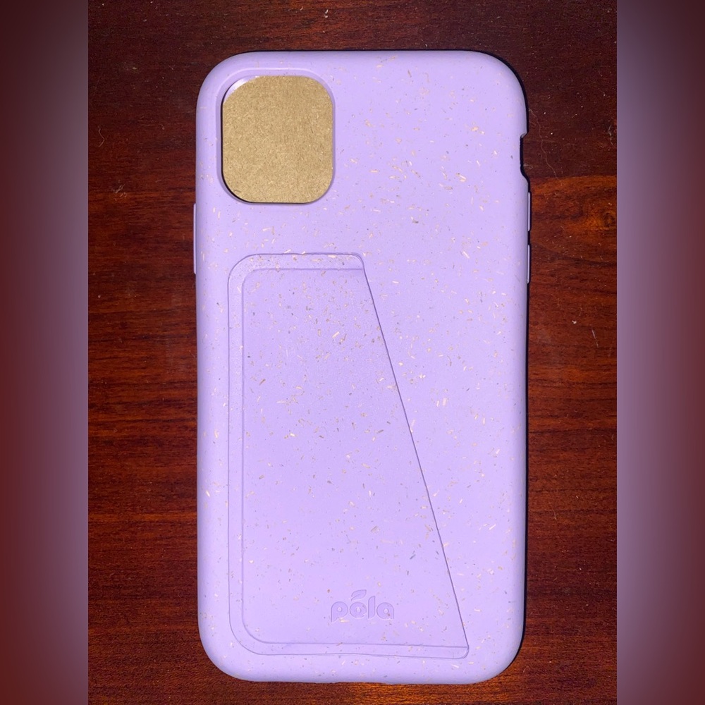 iPhone 11 Pela Case - Purple Wallet